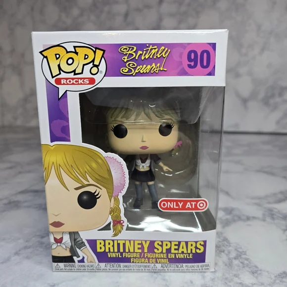 Funko Pop Britney Spears #90 Vinyl Figure Exclusive Baby One More Time Outfit - Picture 8 of 8